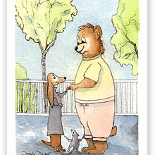 My project for course: Animal Characters in Watercolor for Children’s Books. Projekt z dziedziny Trad, c, jna ilustracja,  Sztuki piękne,  Malarstwo,  R, sunek, Malowanie akwarelą, Ilustracje dla dzieci i Narracja użytkownika dyandean - 06.11.2023
