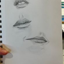 Noses and lips.  . Gambar Realistis proyek oleh Jan Weiss - 11.07.2023