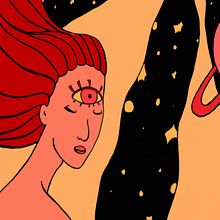 Meu projeto do curso: Ilustração contemporânea com estética retrô. Un proyecto de Ilustración tradicional, Dibujo, Ilustración digital e Ilustración con tinta de Mônica Sanches - 31.05.2023