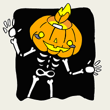 Desafío de Halloween - Popstober 23 by Ilariapops. Arts, Crafts, Digital Illustration, and Digital Drawing project by Gabriela Taboada de Karlsen - 11.08.2023