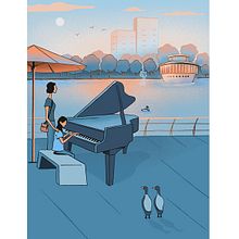 My project for course: Urban Illustration with Procreate. Traditional illustration, Sketching, Digital Illustration, Digital Painting, and Sketchbook project by Oren Gvili - 09.26.2023