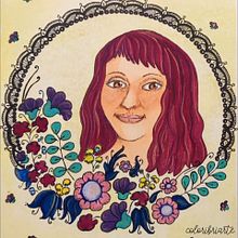 Mi proyecto del curso: Retrato ilustrado con elementos botánicos. Traditional illustration, and Botanical Illustration project by Carla Nattero - 11.09.2023