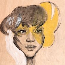 Mi proyecto del curso: Retrato con técnicas mixtas: captura emociones y expresiones Ein Projekt aus dem Bereich Bildende Künste, Bleistiftzeichnung, Zeichnung, Porträtzeichnung, Realistische Zeichnung und Artistische Zeichnung von artekinari - 09.11.2023