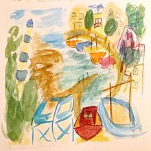 El meu projecte: Sketchbook pictórico en gouache. Un proyecto de Ilustración tradicional, Bocetado, Dibujo, Ilustración arquitectónica, Sketchbook y Pintura gouache de nusaco - 09.11.2023
