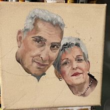 Il mio progetto del corso: Ritratto a olio: esplora luci e ombre. Een project van  Beeldende kunst, Schilderij y  Olieverfschilderij van Giada Rafaschieri - 09.11.2023