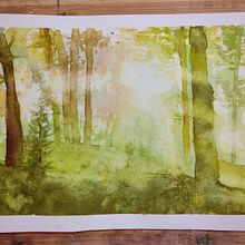 Il mio progetto del corso: Paesaggi incantevoli ad acquerello: dipingi con la luce. Painting, and Watercolor Painting project by Alessia Lanciotti - 11.09.2023