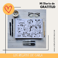 Mi cuaderno de Gratitud: Diario ilustrado. Fine Arts, Sketching, Creativit, Drawing, and Sketchbook project by Carla Guerra - 11.10.2023