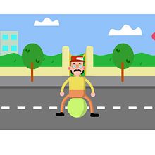 Meu projeto do curso: Animação e desenho de personagens no After Effects. Un proyecto de Motion Graphics, Animación, Diseño de personajes, Animación de personajes y Animación 2D de Rui Filipe Costa Andrade Silva - 10.11.2023