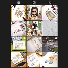 Mi proyecto del curso: Creación de un porfolio de ilustración en Instagram. Projekt z dziedziny Trad, c, jna ilustracja, Portale społecznościowe, Ilustracja c, frowa, Zarządzanie portfolio, Instagram, Projektowanie dla portali społecznościow, ch, Zarządzanie, Produkt i wność użytkownika Yulissa Timaná Ortega - 10.11.2023