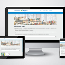 Diseño web Biblioteca estadística gobierno de La Pampa. Un proyecto de Diseño Web y Diseño gráfico de Pablo Osio - 21.10.2023