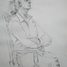 RECENT LIFE DRAWING FROM THE MODEL. Fine Arts, Portrait Drawing, and Artistic Drawing project by Richard Mabe - 11.10.2023