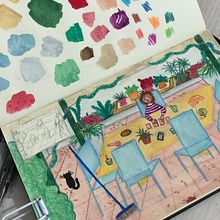 Mi proyecto del curso: Sketchbook para explorar tu estilo de dibujo. Projekt z dziedziny Trad, c, jna ilustracja, Sketching, Kreat, wność,  R, sunek, Malowanie akwarelą, Sketchbook i Malowanie gwaszami użytkownika Laura Morillas Tagua - 10.11.2023