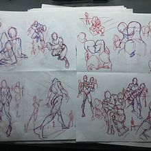 My project for course: Drawing the Human Figure & Expressive Poses. Un proyecto de Bellas Artes, Bocetado, Dibujo, Sketchbook y Dibujo anatómico de willie jimenez - 11.11.2023