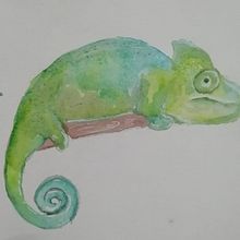Mi proyecto del curso: Técnicas experimentales de acuarela para principiantes. Traditional illustration, Fine Arts, Watercolor Painting, and Naturalistic Illustration project by Stefany - 11.09.2023