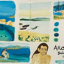 Proyecto Final | Sketchbook de las vacaciones . % judit_sb19 tarafından hazırlanan Geleneksel illüstras, on, Eskiz çizimi, Çizim, Mimari İllüstras, on, Eskiz defteri, Guaj Bo, Ve ama projesi - 11.11.2023