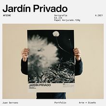 Screenprint - Jardín Privado. Un proyecto de Serigrafía, Diseño gráfico y Vídeo de Juan Serrano - 11.11.2023
