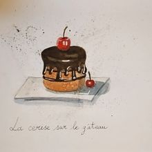 Mon projet du cours :  Illustration culinaire savoureuse à l'aquarelle. Projekt z dziedziny Trad, c, jna ilustracja,  Sztuki piękne,  Malarstwo i Malowanie akwarelą użytkownika laureanne - 11.11.2023