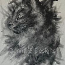 Loose Style Cat. Sketching, Drawing, and Artistic Drawing project by Donna G - 11.12.2023