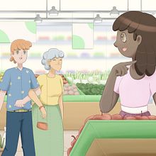 Illustrazione Supermercato. Digital Illustration project by elenasparta00 - 11.12.2023