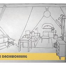 Die Dachwohnung. Interior Architecture, Interior Design, Interior Decoration, and Spatial Design project by Jaime Rubio - 11.13.2023