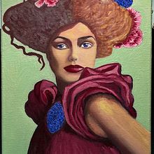 Mi proyecto del curso: Pintura al óleo: explora la creatividad en el retrato. Fine Arts, Painting, Portrait Drawing, and Oil Painting project by Mari Carmen Marro Gracia - 11.14.2023