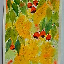 My project for course Connect with nature.. Projekt z dziedziny Trad, c, jna ilustracja,  Malarstwo, R, sunek botaniczn i Malowanie akwarelą użytkownika Margaret Fraser - 10.11.2023