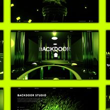 Backdoor Studio Website. Un progetto di Programmazione, UX / UI e 3D di Federico Fiaschi - 14.11.1998