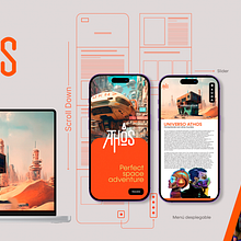 Athos || Web/Móvil app design. Projekt z dziedziny UX / UI, Design, Programowanie i Projektowanie graficzne użytkownika CLAU CLAU - 14.11.2023