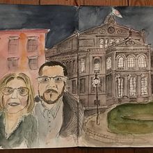 Abschlußprojekt „Drück deine Ideen aus“ (Felix Scheinberger). Traditional illustration, Fine Arts, Graphic Design, and Painting project by irmikah - 11.14.2023
