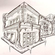 Món irreal-Perspectiva cònica. Un progetto di Disegno di Irene Ponce - 16.11.2023