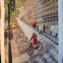 Mon projet du cours : Gouache et carnet de croquis : peindre son environnement. Projekt z dziedziny  Sztuki piękne,  Malarstwo, Sketching,  R, sunek architektoniczn, Sketchbook i Malowanie gwaszami użytkownika Deb Ziloorah - 16.11.2023