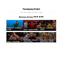 TiroAlPalo Futbol. Un progetto di Illustrazione tradizionale, Gestione progetti di design, Web design, Web development, Calligrafia e Design di loghi di Ignacio Cruz - 03.08.2022