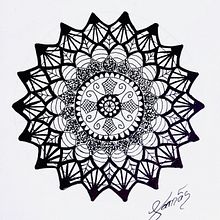 My project for course: The Art of Mandala Drawing: Create Geometric Patterns. Drawing & Ink Illustration project by TAMÁS ZSOLT - 11.16.2023