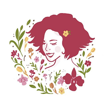 Meu projeto do curso: Retrato ilustrado com elementos botânicos. Ilustração tradicional, Ilustração digital, Ilustração botânica, e Desenho digital projeto de Mariana Ferreira de Deus - 17.11.2023