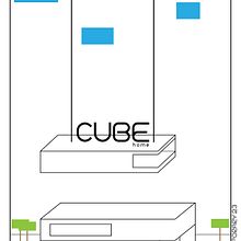 CUBES IN ARCHITECTURE - home - edification - interiors. Design, Graphic Design, Poster Design, Digital Illustration, and Architecture project by Álvaro Maggioni Ransolin - 11.17.2023