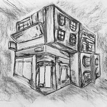 Dibuix de perspectiva | 2n de DA . Desen și Desen artistic de Meritxell Esteve Avileo - 11.17.2023