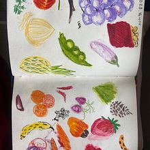 Meu projeto do curso: Técnicas de ilustração para desbloquear sua criatividade. Projekt z dziedziny Design, Trad, c, jna ilustracja,  Sztuki piękne,  Malarstwo, Kreat, wność, Kreat, wne zabaw, z dziećmi i Sketchbook użytkownika Vitória Faria - 17.11.2023