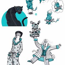 Kinderbuchillustration I "Anton Monsterjäger", Magellan 2023 . Un proyecto de Literatura infantil						 de Sabine Mielke - 17.11.2023