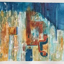 Mon premier projet d'après le cours de Mr Poxon. Pintura em aquarela projeto de nive57 - 17.11.2023