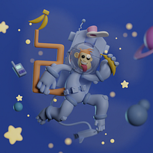 Mi proyecto del curso: Creación de personajes en 3D con Blender. Un progetto di 3D, Character design, Modellazione 3D, Character design 3D e Progettazione 3D di Xion Animation - 17.11.2023