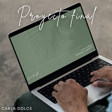 Mi proyecto final. Projekt z dziedziny Br, ing i ident, fikacja wizualna, Projektowanie graficzne, Web design, Projektowanie dla portali społecznościow i ch użytkownika Carla Dolce - 17.11.2023