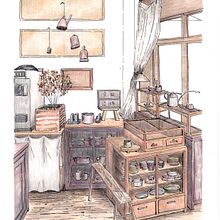 My project for course: Sketchbook Illustration with Colored Pencils. Projekt z dziedziny Trad, c, jna ilustracja,  Sztuki piękne, Sketching, R, sunek ołówkiem,  R, sunek,  R, sunek art, st, czn i Sketchbook użytkownika Tim Hsieh - 19.11.2023