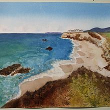 My project for course: Painting Realistic Watercolor Landscapes. Projekt z dziedziny  Sztuki piękne,  Malarstwo, Sketching, Malowanie akwarelą, Ilustracja naturalist i czna użytkownika jackie.francis - 18.11.2023
