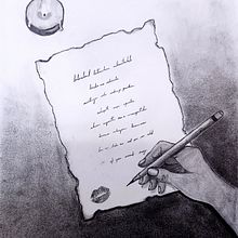 TEC. Grafito . Desenho a lápis projeto de Noemí Cardona Sánchez - 20.11.2023