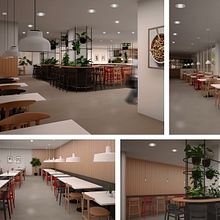 Mi proyecto del curso: Diseño de interiores para restaurantes. Un proyecto de Arquitectura interior, Diseño de interiores, Interiorismo, Retail Design y Diseño de espacios de sergi bellvert comas - 10.11.2020