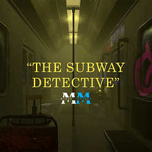 THE SUBWAY DETECTIVE. Un proyecto de 3D, Modelado 3D, Diseño 3D, Diseño y creación de muebles					 de Miguel Moreno Sánchez - 21.11.2023