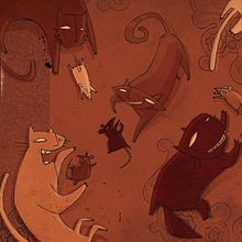 Gatos de Azotea - Proyecto editorial. Traditional illustration, Digital Illustration, Ink Illustration, Children's Illustration, and Editorial Illustration project by Mariano Angel Di Camillo - 11.21.2023