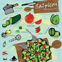 Mi proyecto del curso: Recetas ilustradas: crea dibujos deliciosos. Projekt z dziedziny Trad, c, jna ilustracja, Infografika, Grafika wektorowa,  R, sunek, Ilustracja c, frowa, Malarstwo c, frowe, Sketchbook,  R, sunek atramentem, Ilustracja naturalist i czna użytkownika Maria Escudero Rangel - 22.11.2023