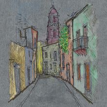 Mi proyecto del curso: Dibujo arquitectónico expresivo con marcadores de colores. Un proyecto de Bocetado, Dibujo, Ilustración arquitectónica, Sketchbook e Ilustración con tinta de Ismael Rodríguez López - 19.11.2023