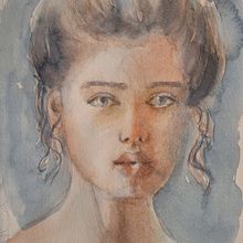 Il mio progetto del corso: Ritratto artistico ad acquerello. Un progetto di Belle arti, Pittura, Pittura ad acquerello e Disegno di ritratti di essemarina5 - 22.11.2023